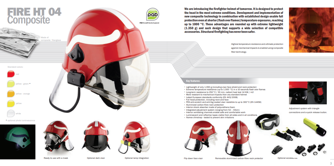 Fire Helmet PAB HT04