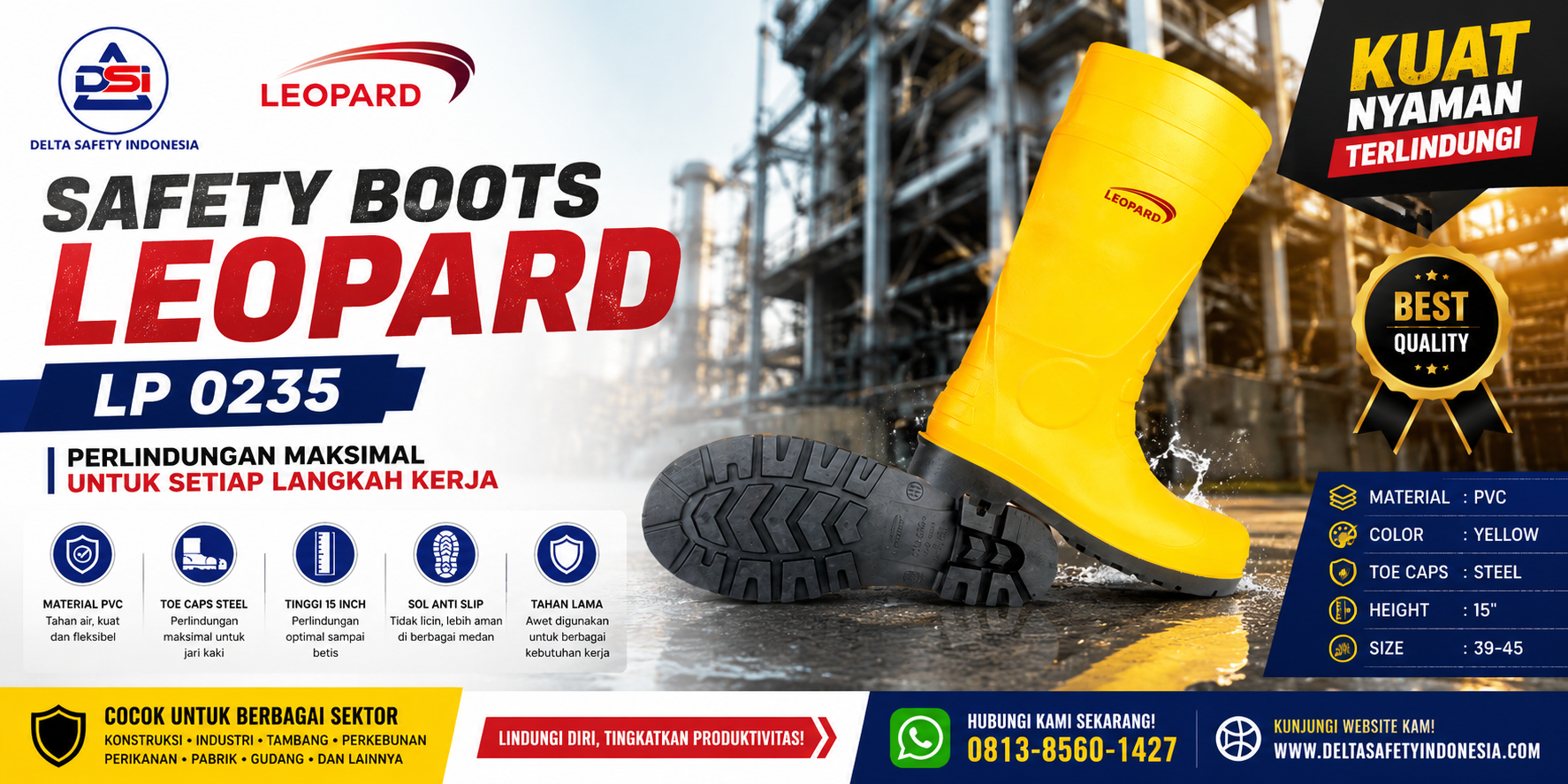 Sepatu Boots Leopard LP 0235