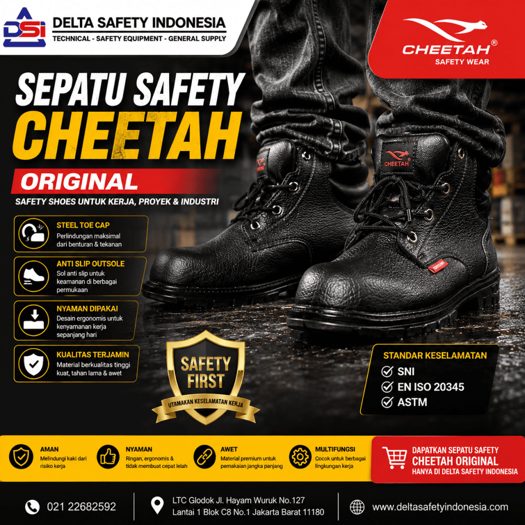 Jual Sepatu Safety Cheetah