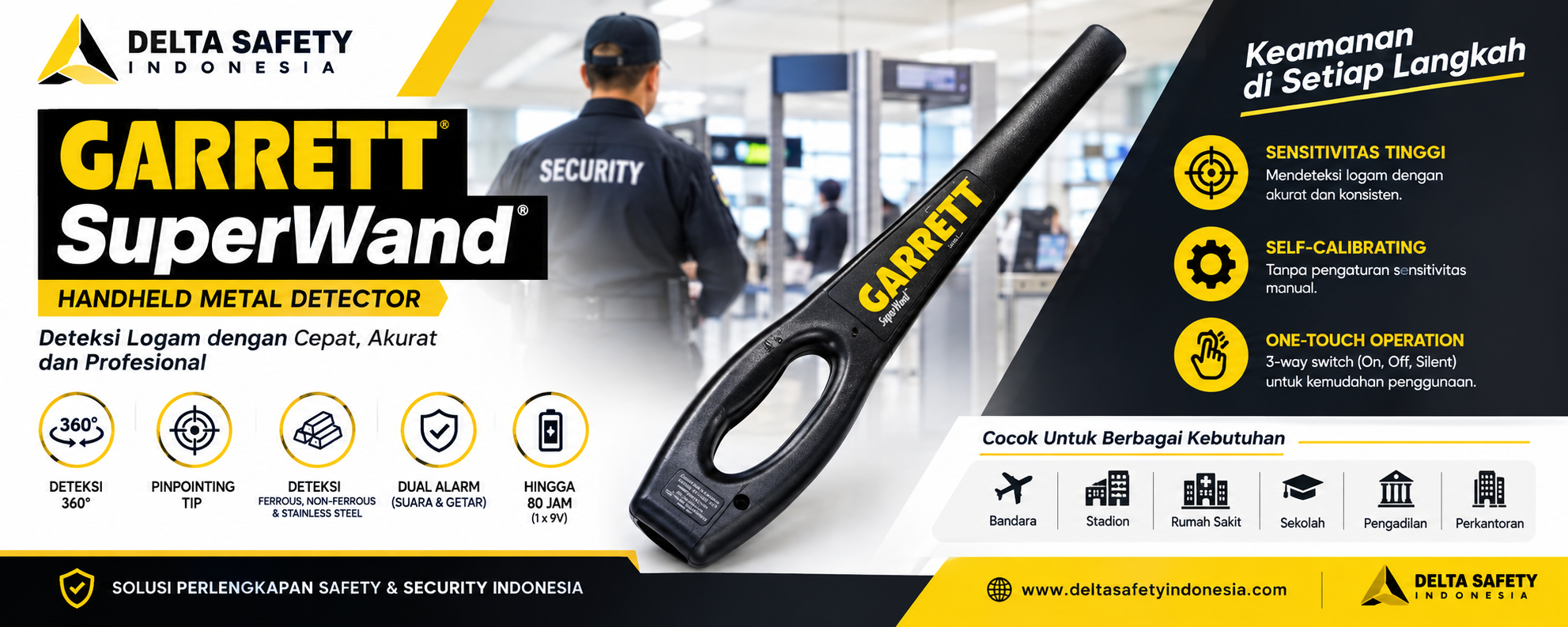 Garrett SuperWand Metal Detector