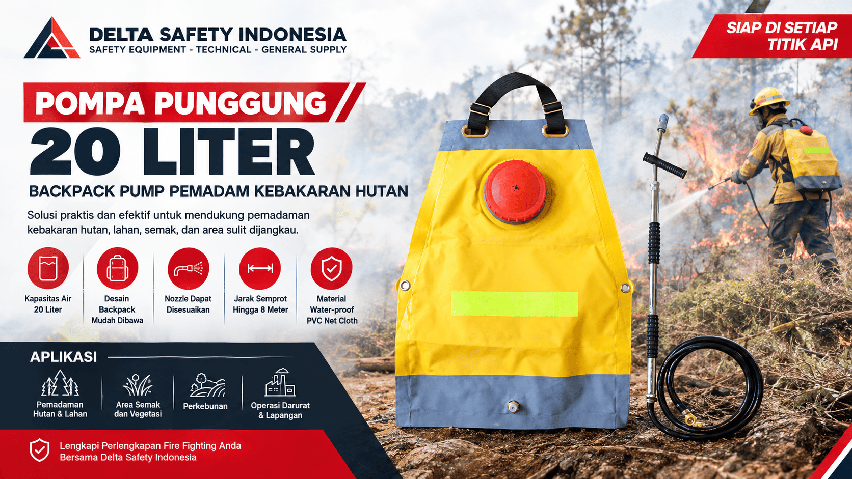 Pompa Punggung 20 Liter